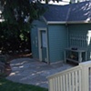 Sellwood--Garage from Porch