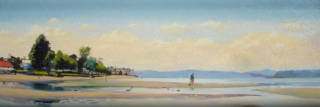 Bath House at Low Tide