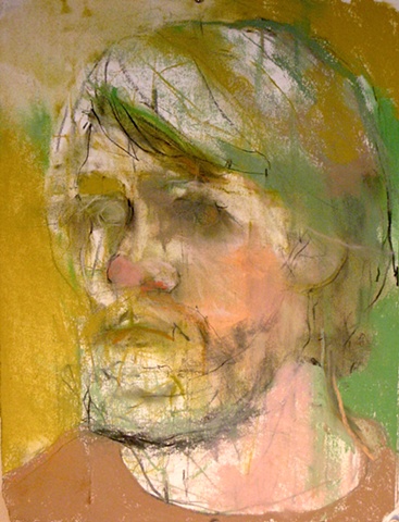 "Self Portrait in the Garden"