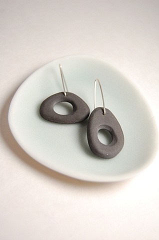 Black Bone Earrings