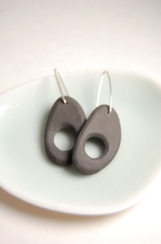 Black Bone Earrings
