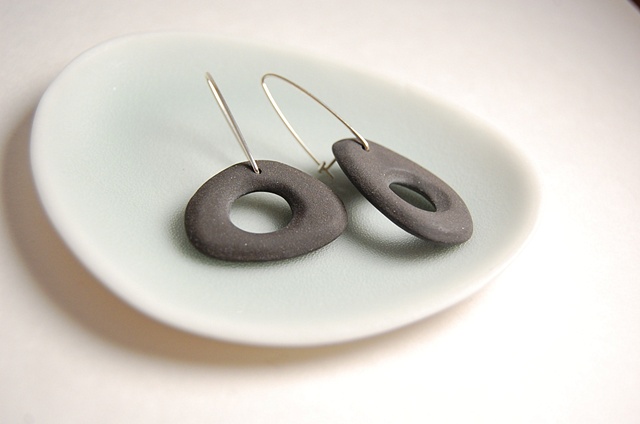 Black Bone Earrings