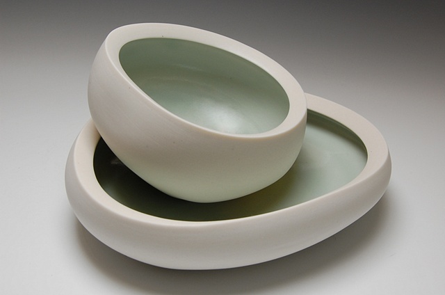 Two Off Circle Bowls