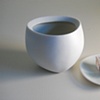 Off circle Cup and Plate