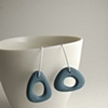 Bone Series Earrings in Turquoise