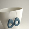 Bone Series Earrings in Turquoise