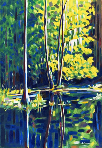 Spring painted by Florida Artist Gary Borse