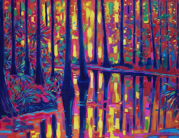 Summer painted by Florida Artist Gary Borse