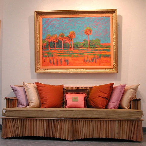 "Sunrise at Orange Creek" with Ty Tyson Palm Frond Furniture