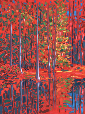 River Styx acrylic painting painted by Florida Artist Gary Borse