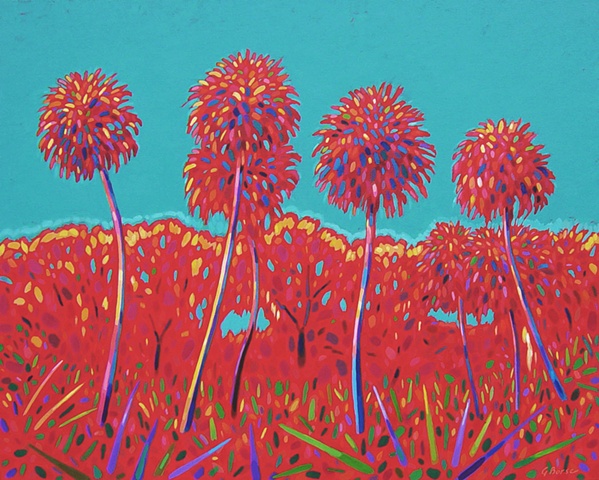 Carolina Jesamine painted by Florida Artist Gary Borse