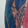 quill pen and victorian foliage