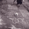 Sidewalk Chalk/ Runaway dog