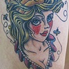 Blonde Beehive lady