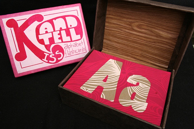 "kiss and tell" flashcard set.