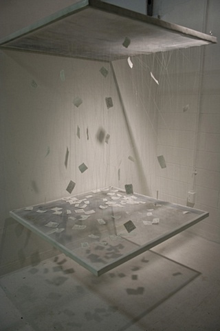 "directions to the grocery store" installation view.