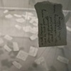 "directions to the grocery store" installation view close up.