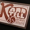 "kiss and tell" flashcard set.