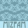 mizfam.net business card design.