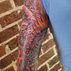 drawn on 34 sleeve