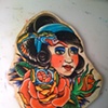 Gypsy Rose Snake on wood