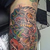 skulls snake and rose