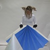 Bear with the Blue fan