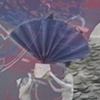 Blue fan