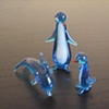 Hand painted glass figurines