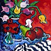 Still life with tulips