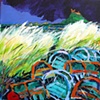 Lobster pots on Holy Island