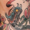 heavy metal axe tattoo