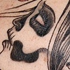 muerte skull woman head tattoo - anthony filo