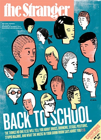 Back to School Cover
Seattle's The Stranger Back to School Issue