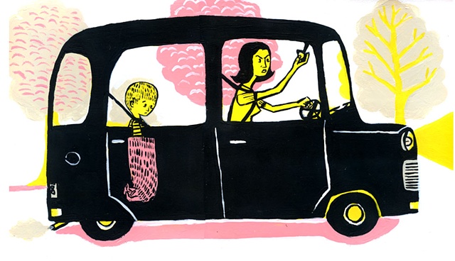 Gorilla Hands Car Ride