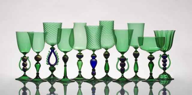 Bright Green Goblet Group
