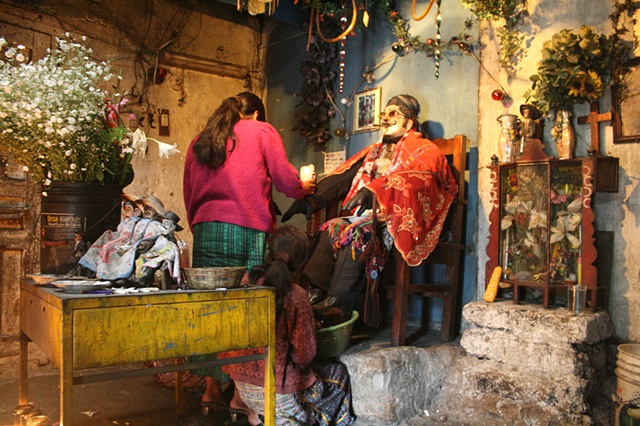 Mayan Women Blessing San Simon