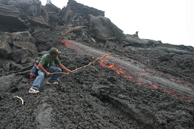 Playing with Fire, Pacaya volcano