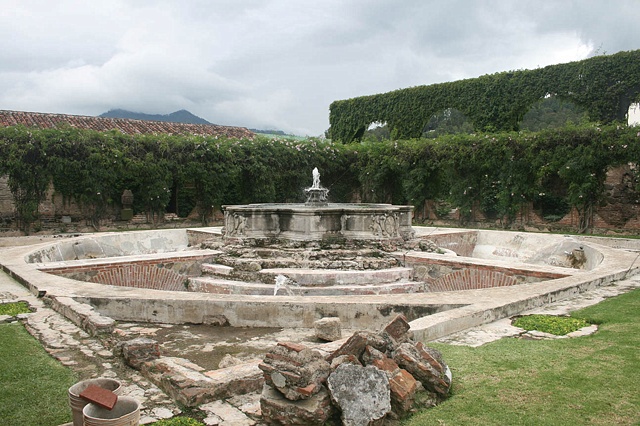 Fountain at Santo Domingo, Antigua