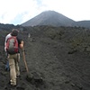 Trekking up Pacaya