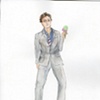 Man with Ice Cream Cone