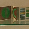 Abstraction: concertina box print at the Thelma Hulbert Gallery