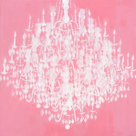 Chandelier- Pink
