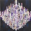 Chandelier Black Blue Pink
