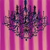 Chandelier Pink Stripe
