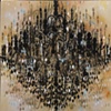 Chandelier Black, Gold