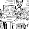Shoe Designer Illustration.