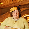  tonya gross millinery on Chef Carrie Nahabedian of Naha @ Les Dames 2010 Fashion Plate Event