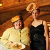  tonya gross millinery on Chef Carrie Nahabedian of Naha and Angela @ Les Dames 2010 Fashion Plate Event
