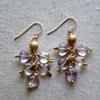 Ametrine Cluster Earrings